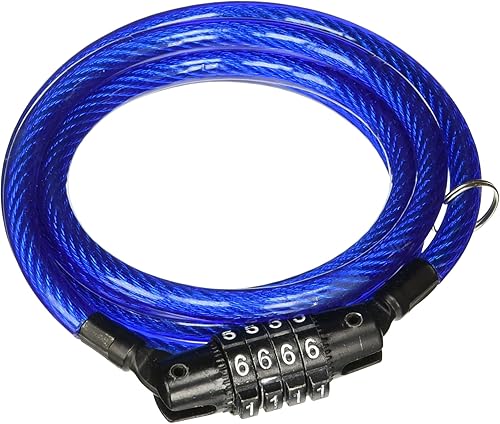 Kryptonite Keeper 712 - Candado de cable de bicicleta con combinación - 4 pies -215229