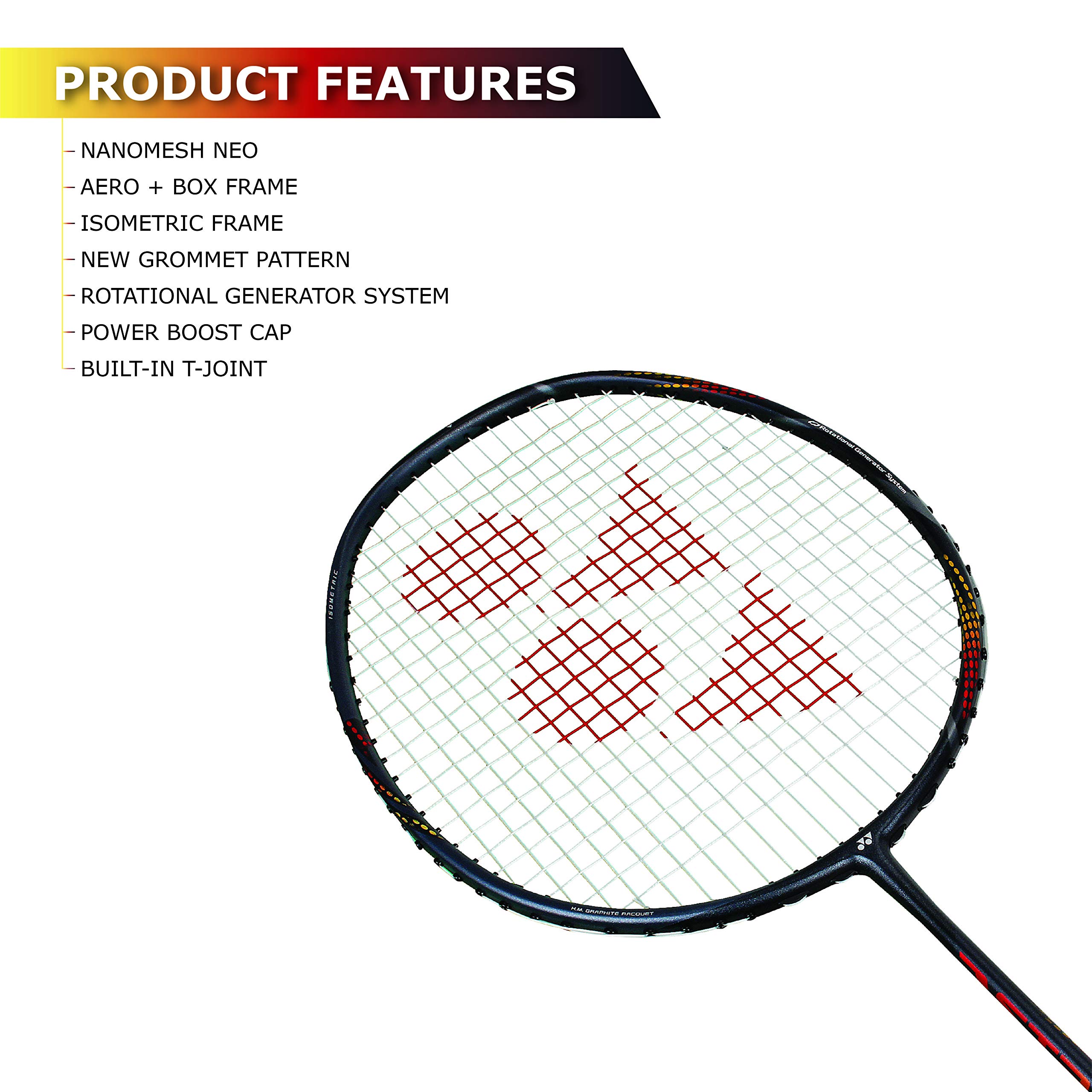 YONEX Astrox 22 Graphite Badminton Racquet (Mat Black, G4 - 68g