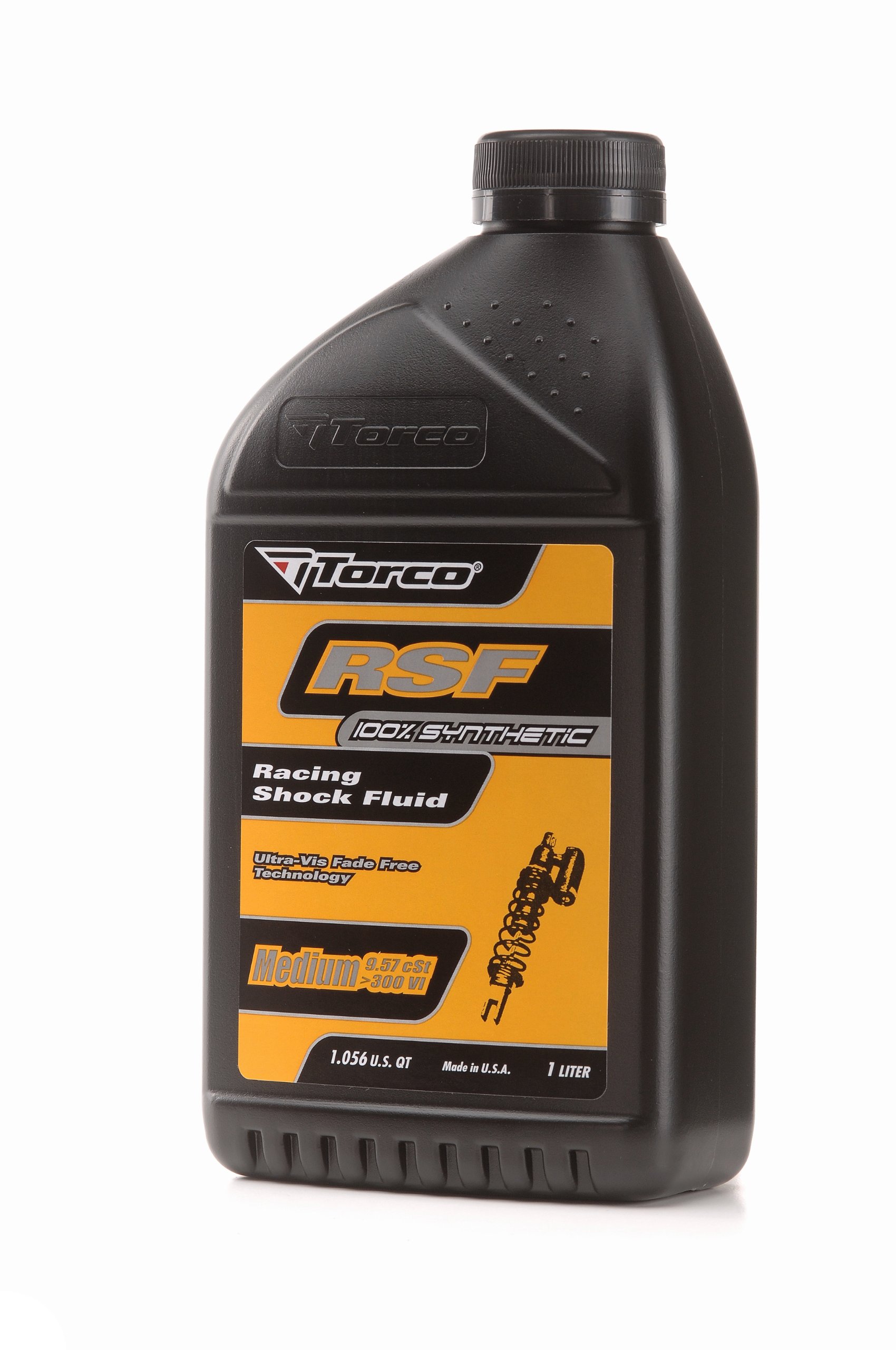Torco T820007CE RSF Medium Racing Shock Fluid Bottle - 1 Liter