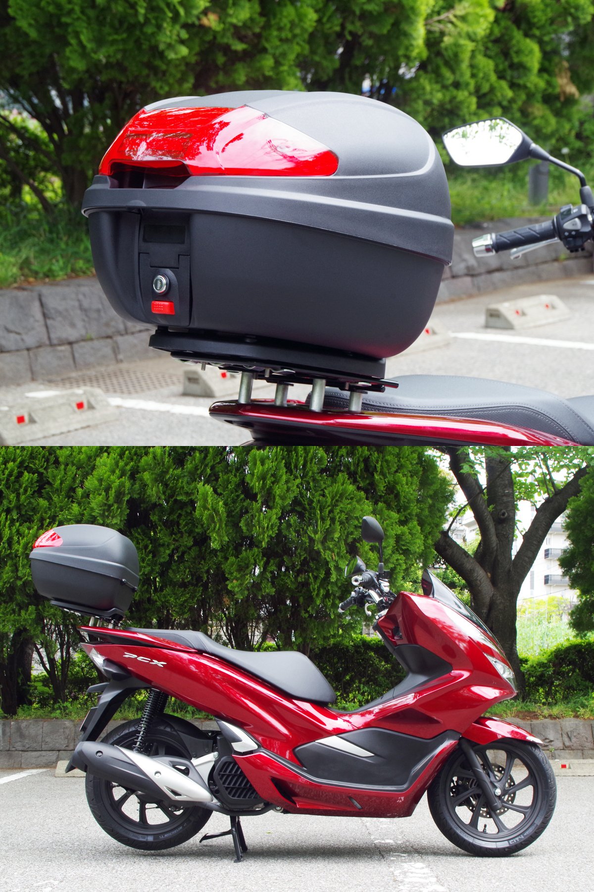 Amazon | ワールドウォーク PCX125 PCX150 PCX160 リアキャリア リア
