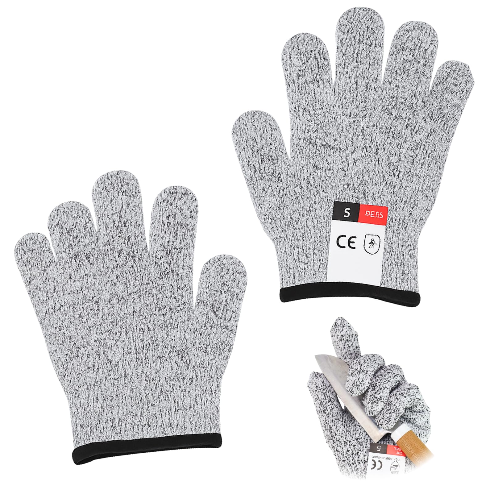 zizitips Schnitzhandschuh für Kinder, Schnittschutzhandschuhe EN388 Level 5, Handschuhe zum Schnitzen, Küche, Garten, Holzarbeiten, lebensmittelecht, waschbar, wiederverwendbar für 8–12 Jährige bei Günstiger Preis