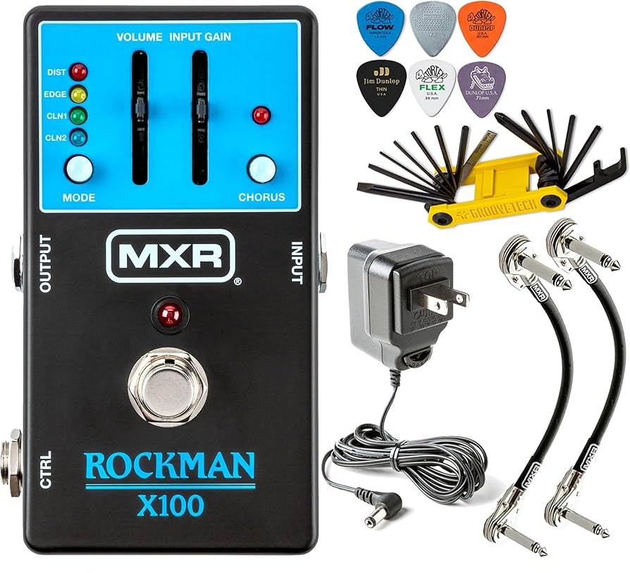 【未使用新品】MXR Rockman X100 アナログトーンプロセッサー Amazon | MXR MX100 ロックマン X100 アナログ トーン