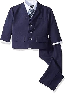 Gino Boys G230 Navy Blue Suit Set From Baby to Teens (3T) Price In India