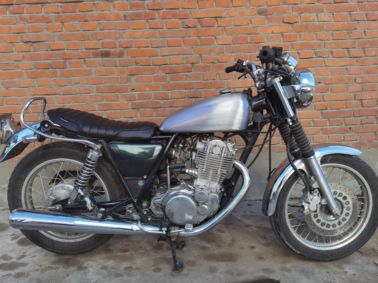 Amazon | YAMAHA SR400.500 10L用ガソリンガス燃料タンク ハンドメイド