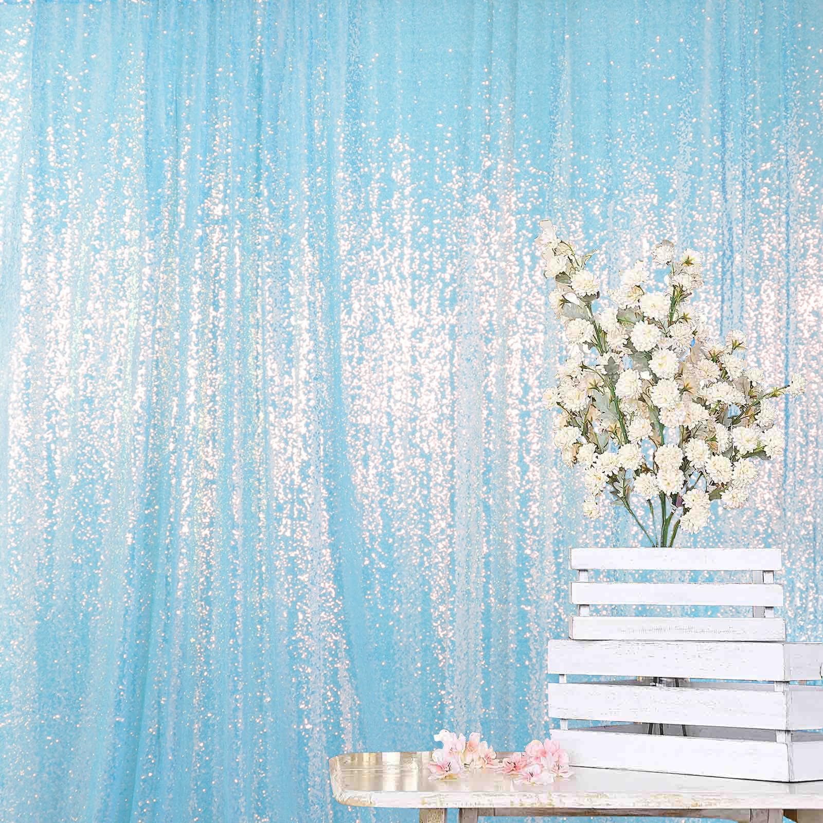 Aqua Blue Wedding Background