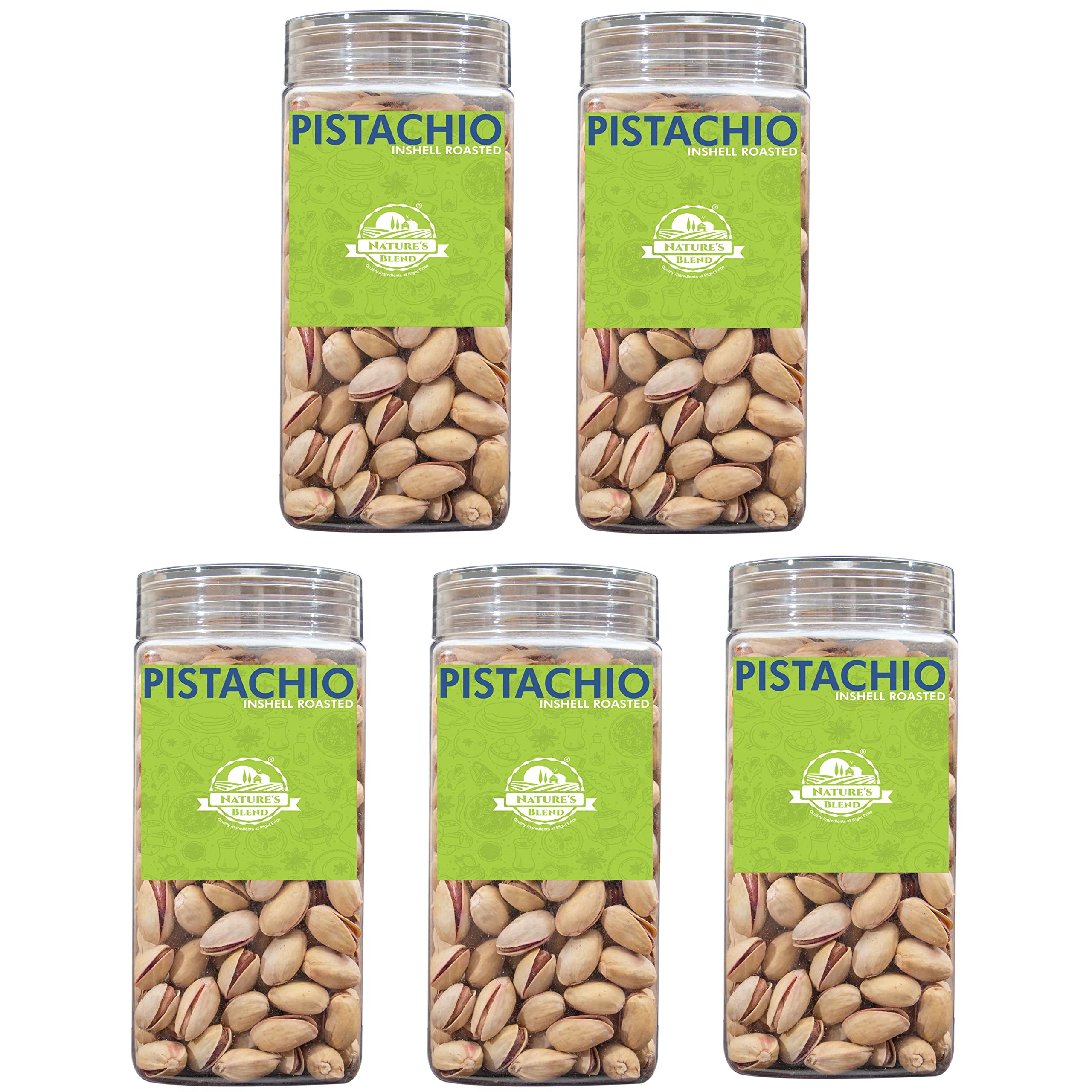 Natures Blend Pistachio Inshell Roasted Selected 400g Jar (Pack of 5) (B098QYW9CD) Amazon Price History, Amazon Price Tracker