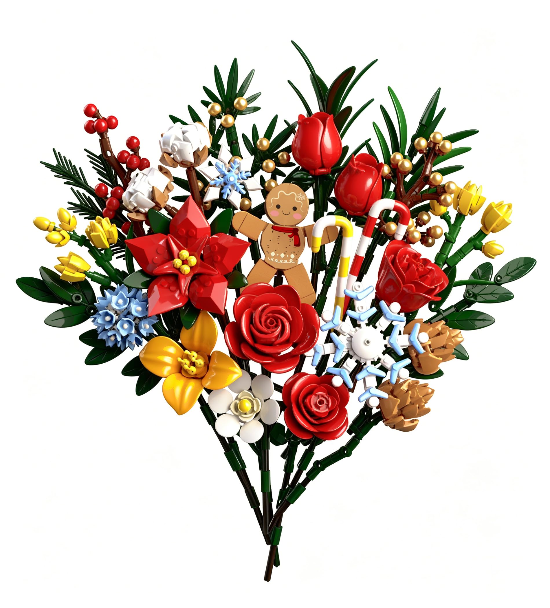 Calendario dell'Avvento 2026 con fiori, da donna | 24 kit di fiori, compatibile con marchi, regalo creativo con istruzioni per adulti e bambini (lingua italiana non garantita)