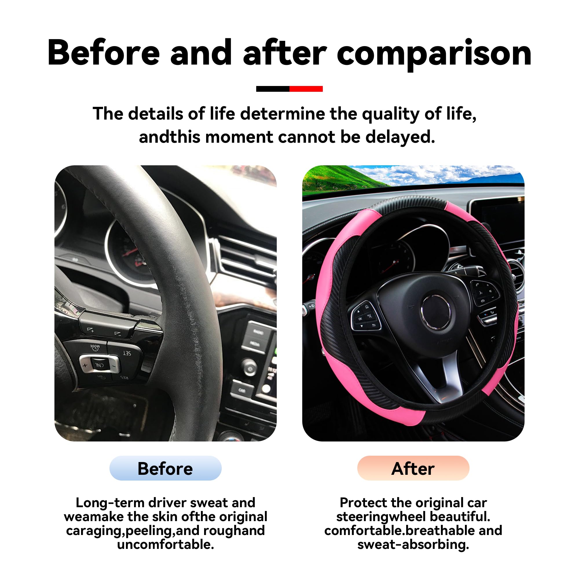 Juego De 7 Accesorios De Coche Decorados Con Diamantes De Imitación