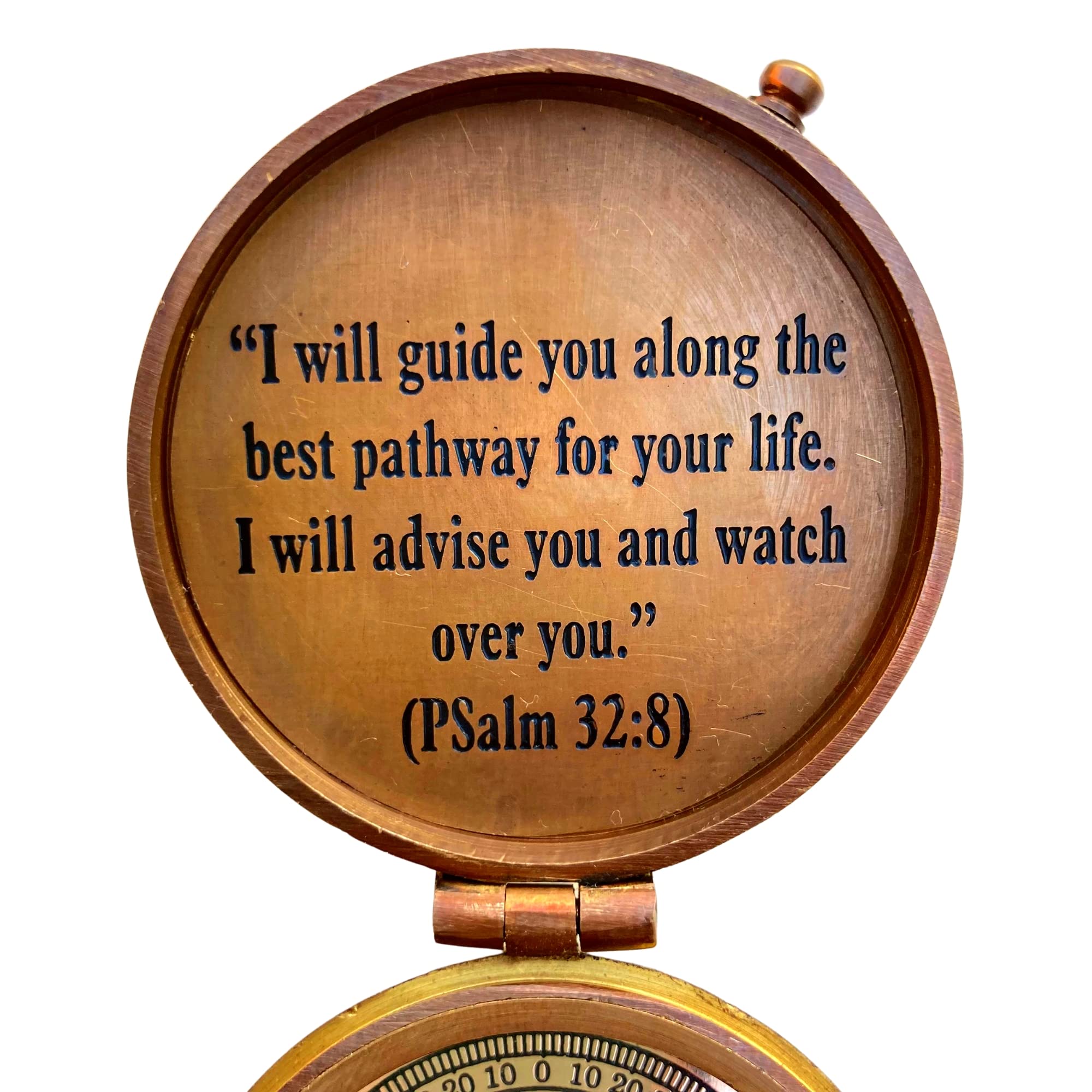 Khybex International God's Way Baptism Compass-Baptism Gifts, Christian Gifts For Men, Catholic Gifts, Gifts For Teen Boys Girls, s, Inspirational Gifts For Woman, Sentimental Gifts (I Will Guide You)