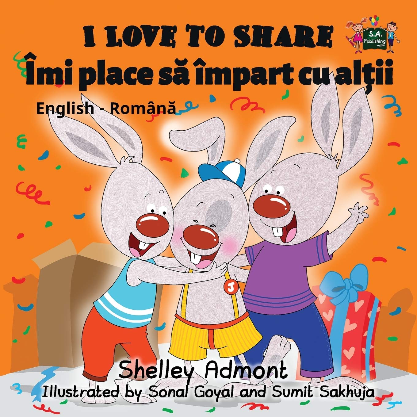 I Love to Share (romanian childrens books, romanian kids books): English Romanian, romanian books for kids: English Romanian Bilingual Edition
