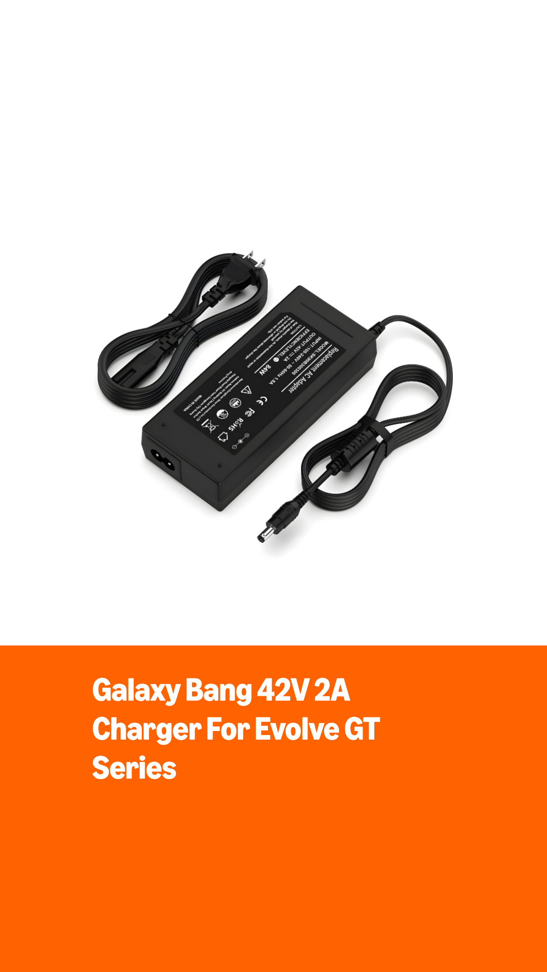 Amazon.com: 42V 2A Adaper Charger for Evolve GT Series, Evolve