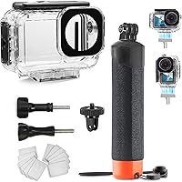Vista 1 de FitStill Funda impermeable subacuática de 196 pies/196.9 ft con interfaz magnética de liberación rápida compatible con DJI Osmo Action 5 Pro Action