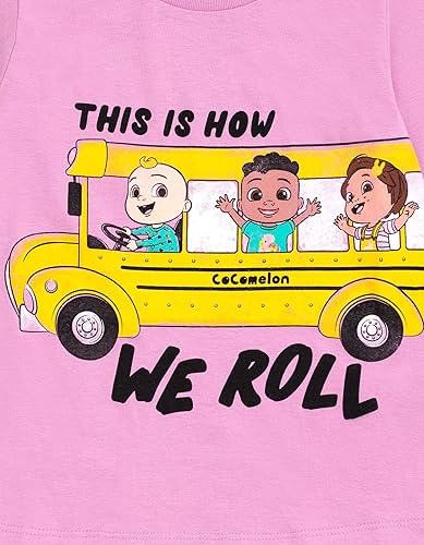 Miniatura 5 de CoComelon JJ Cody Nina - Paquete de 2 camisetas para bebés y niños pequeños