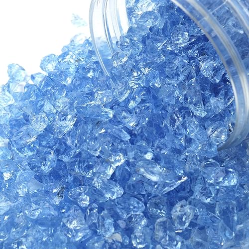 Miniatura 4 de Grava de vidrio reflectante de alto brillo, gemas de fuego, gotas de fuego, piedras de cristal de fuego, piedras para chimenea, pecera, acuario,