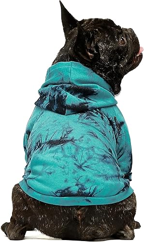 Fitwarm Sudadera con capucha para perro, con bolsillo, ropa de invierno para perros, sudadera con capucha para mascotas, abrigo para gatos, ropa