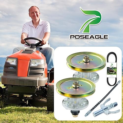 Miniatura 2 de POSEAGLE GY21098 - Conjunto de husillo John Deere reemplaza John Deere GY20454, GY20962, husillo John Deere D140, husillo John Deere LA145, husillo