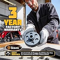 Vista 6 de Embrague Centrífugo Go Kart Embrague Motor Depredador Mini Bicicleta Baja 3/4" Pulgadas Orificio 12 Dientes 12T para Cadena #35 6.5HP - Actualización