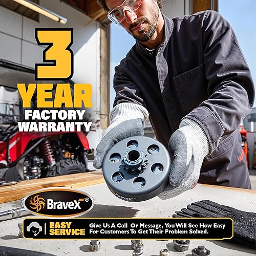 Miniatura 6 de Embrague Centrífugo Go Kart Embrague Motor Depredador Mini Bicicleta Baja 3/4" Pulgadas Orificio 12 Dientes 12T para Cadena #35 6.5HP - Actualización