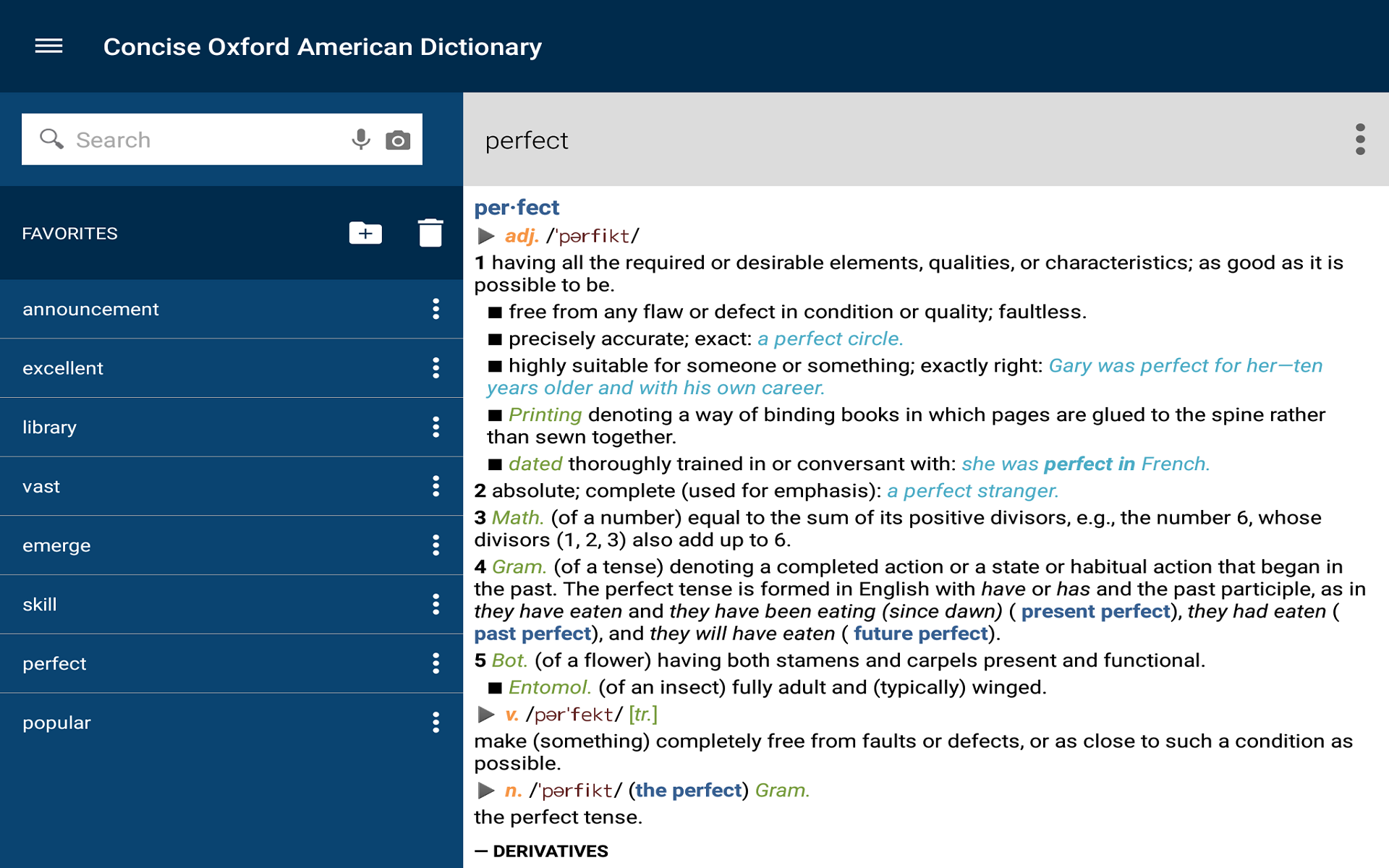 Concise Oxford American DictionaryAmazon.deAppstore for Android