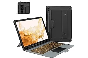 Nillkin Galaxy Tab S7 Fe Case with Keyboard and Backlit