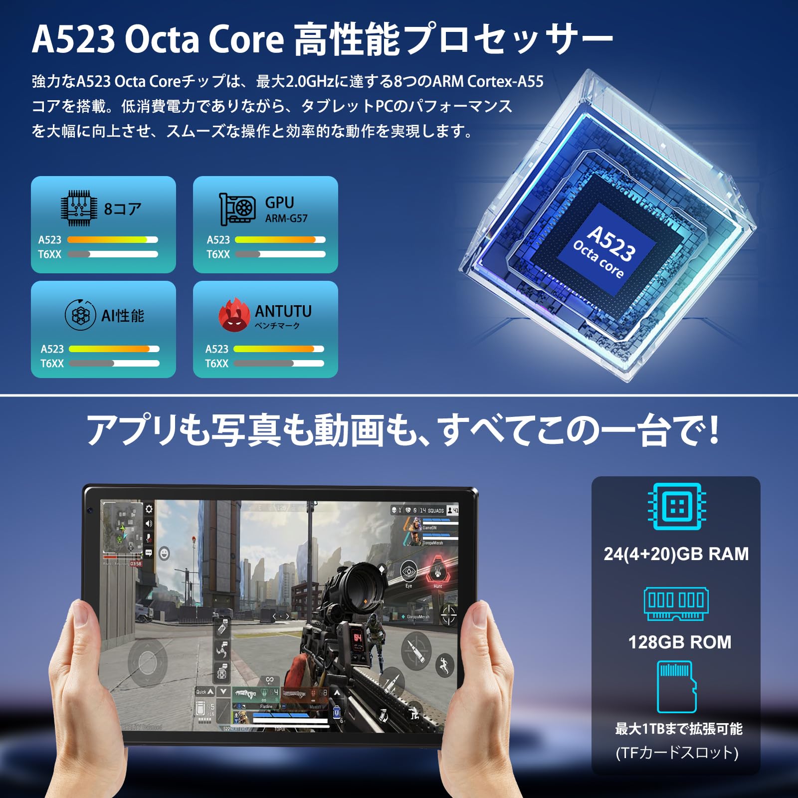 Amazon.co.jp: タブレット - FancyDay Android15 タブレット 10インチ