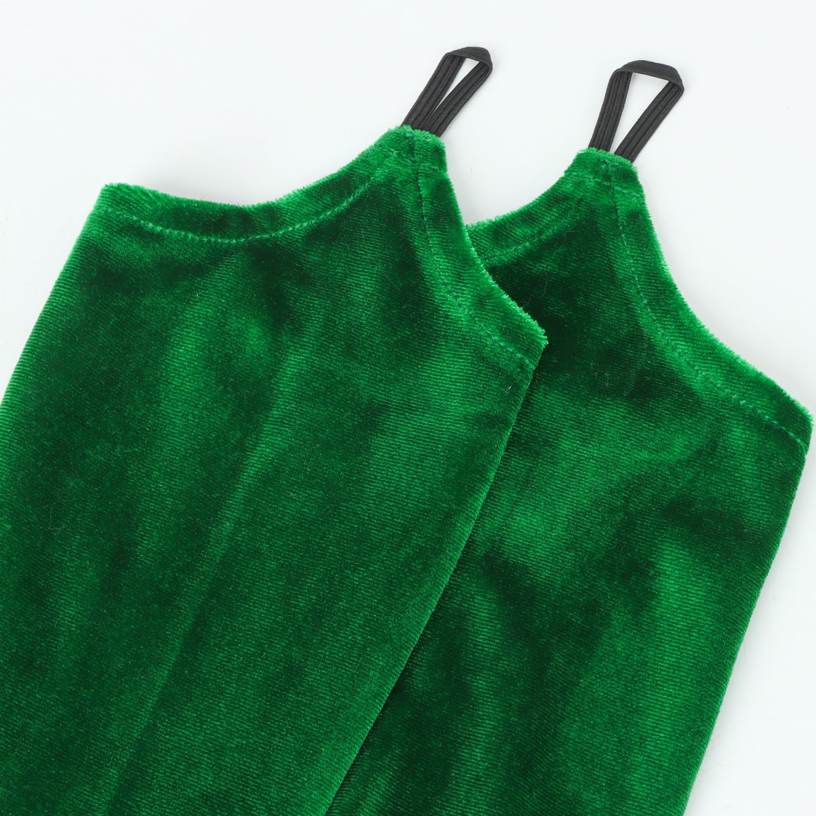 Funhoo Vestido de Fiona para mujer, disfraz de princesa verde, vestido de una sola pieza, vestido de terciopelo de manga larga, disfraz de Halloween, cosplay, fiesta