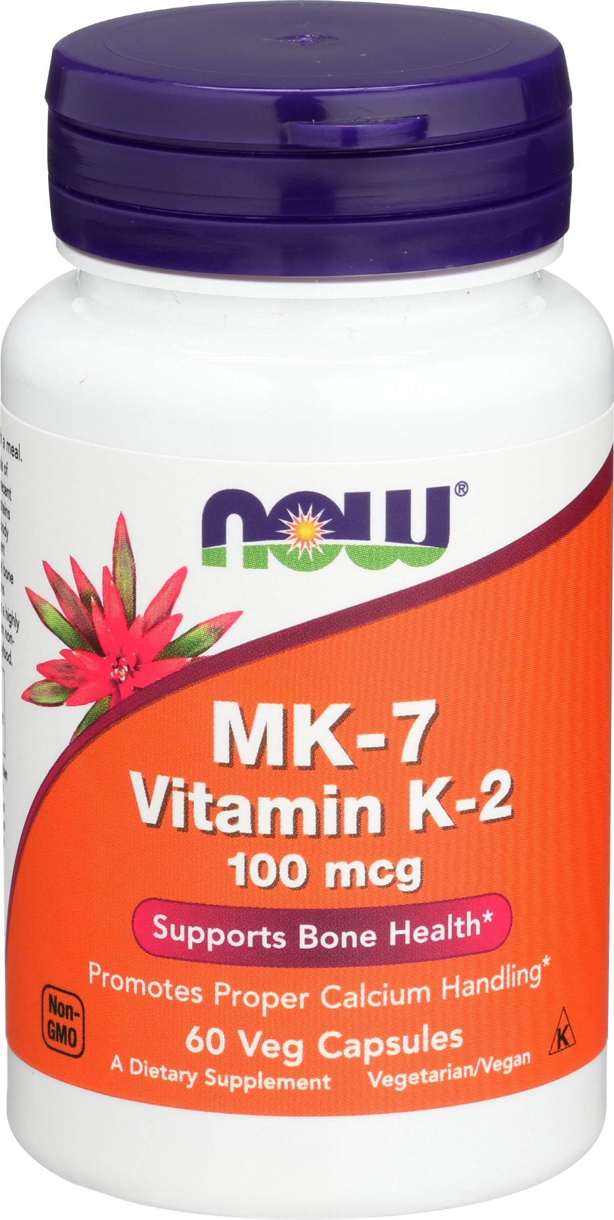 NOW Foods, Mk-7 Vitamin K-2 100 Mcg, 60 Vegg Capsules