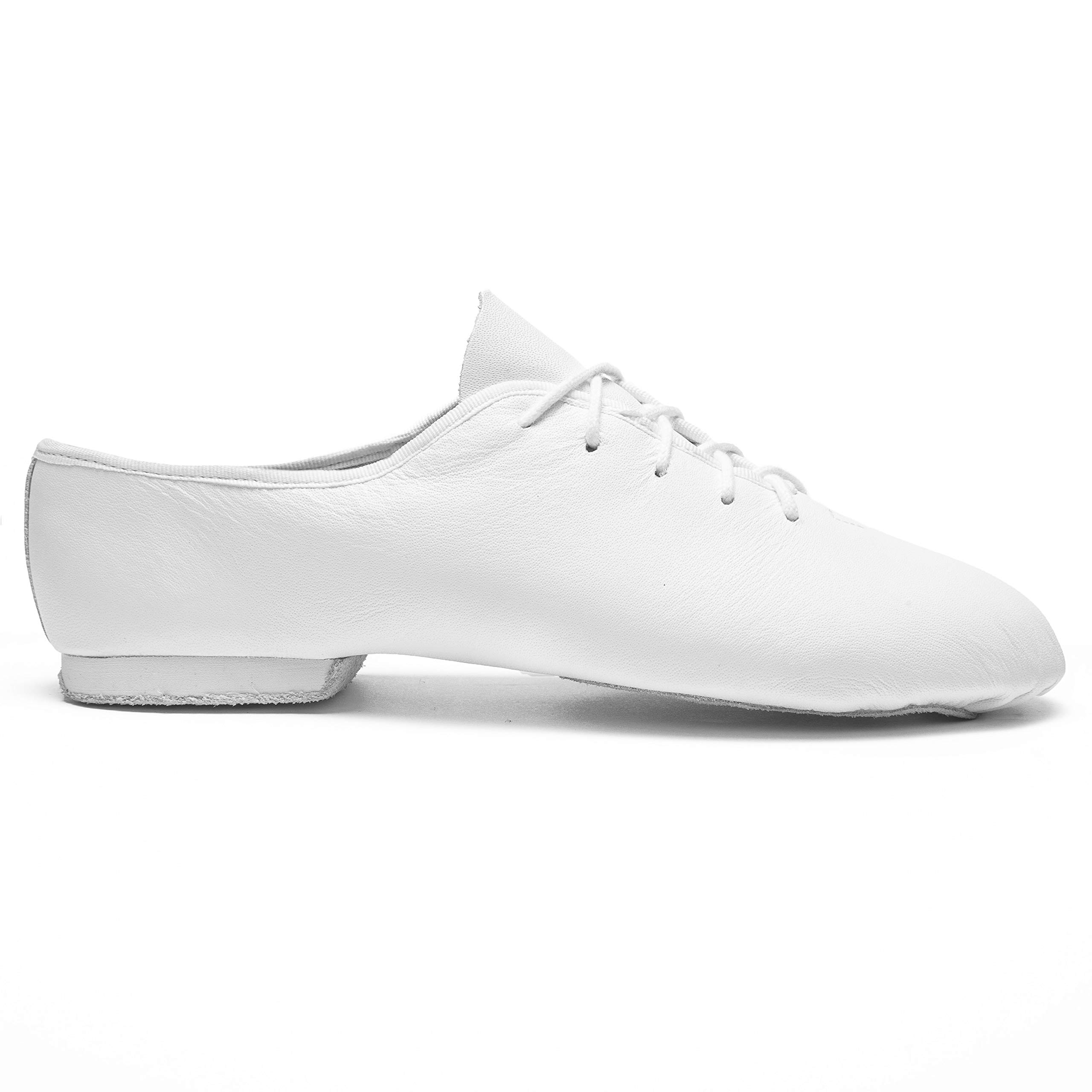 Rumpf Jazzschuhe Basic II 1270 für Gymnastik Jazz Tanz, Leder mit geteilter Chromledersohle