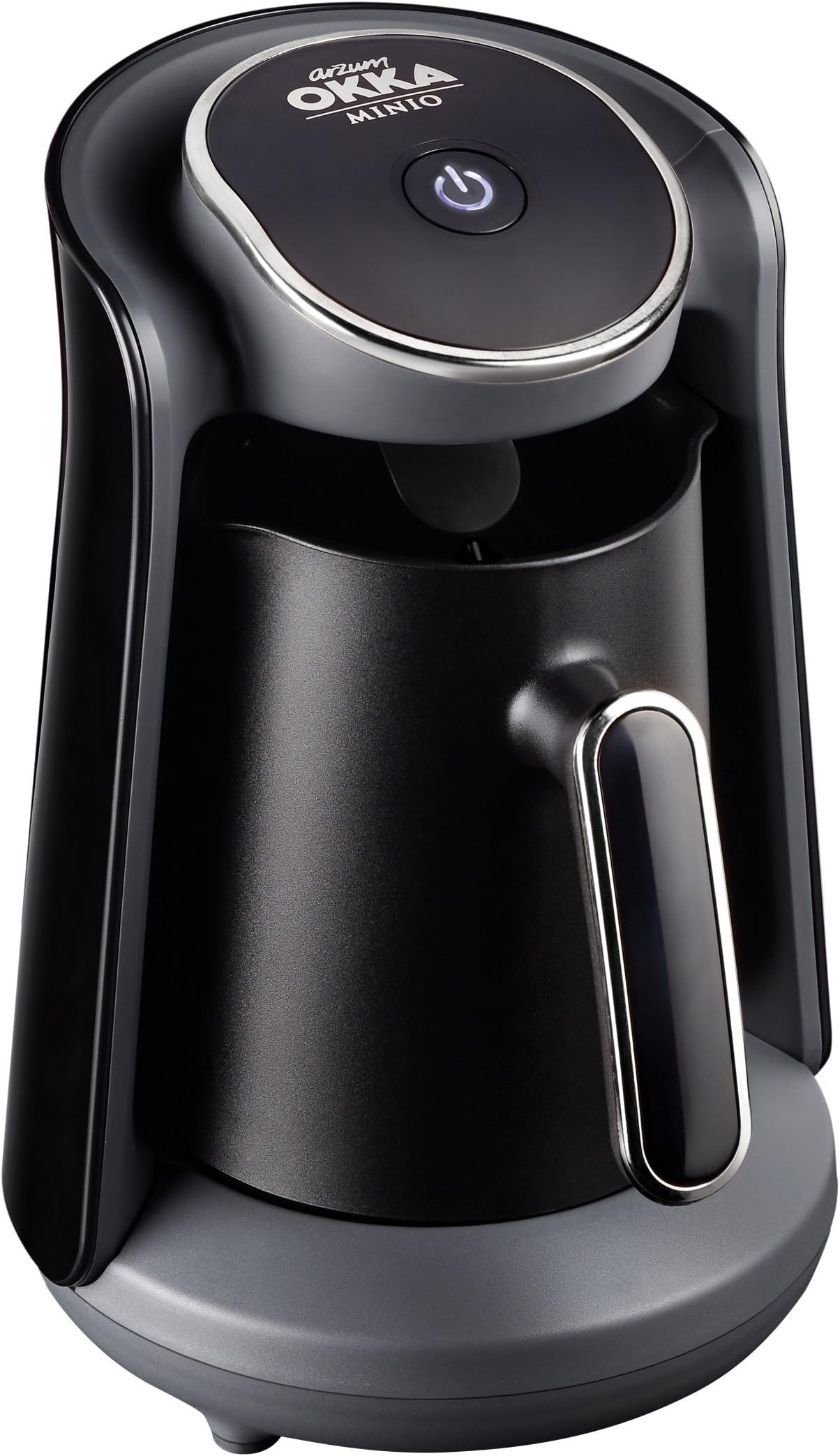 Arzum OK004-K Turkish Coffee Machine, Plastic, 480 W,0.3 liters, Black/Chrome