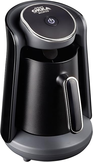 Arzum OK004-K Turkish Coffee Machine, Plastic, 480 W, Black/Chrome