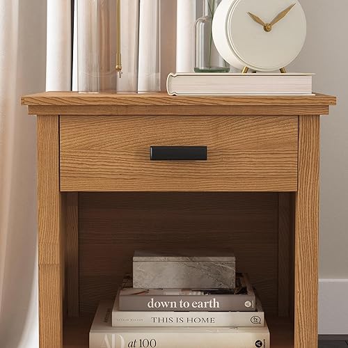 Miniatura 7 de Homestyles Mesita de noche Oak Park Nightstand Park Roble,Negro -,https://www.amazon.com/dp/undefined