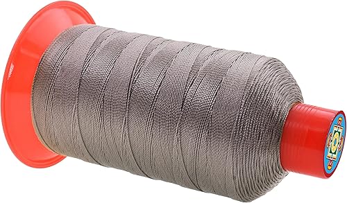 Miniatura 18 de Mandala Crafts Hilos de coser resistentes de nailon consolidado, hilo para tejer jeans de cuero, hilos de tapicería marina al aire libre, Beige