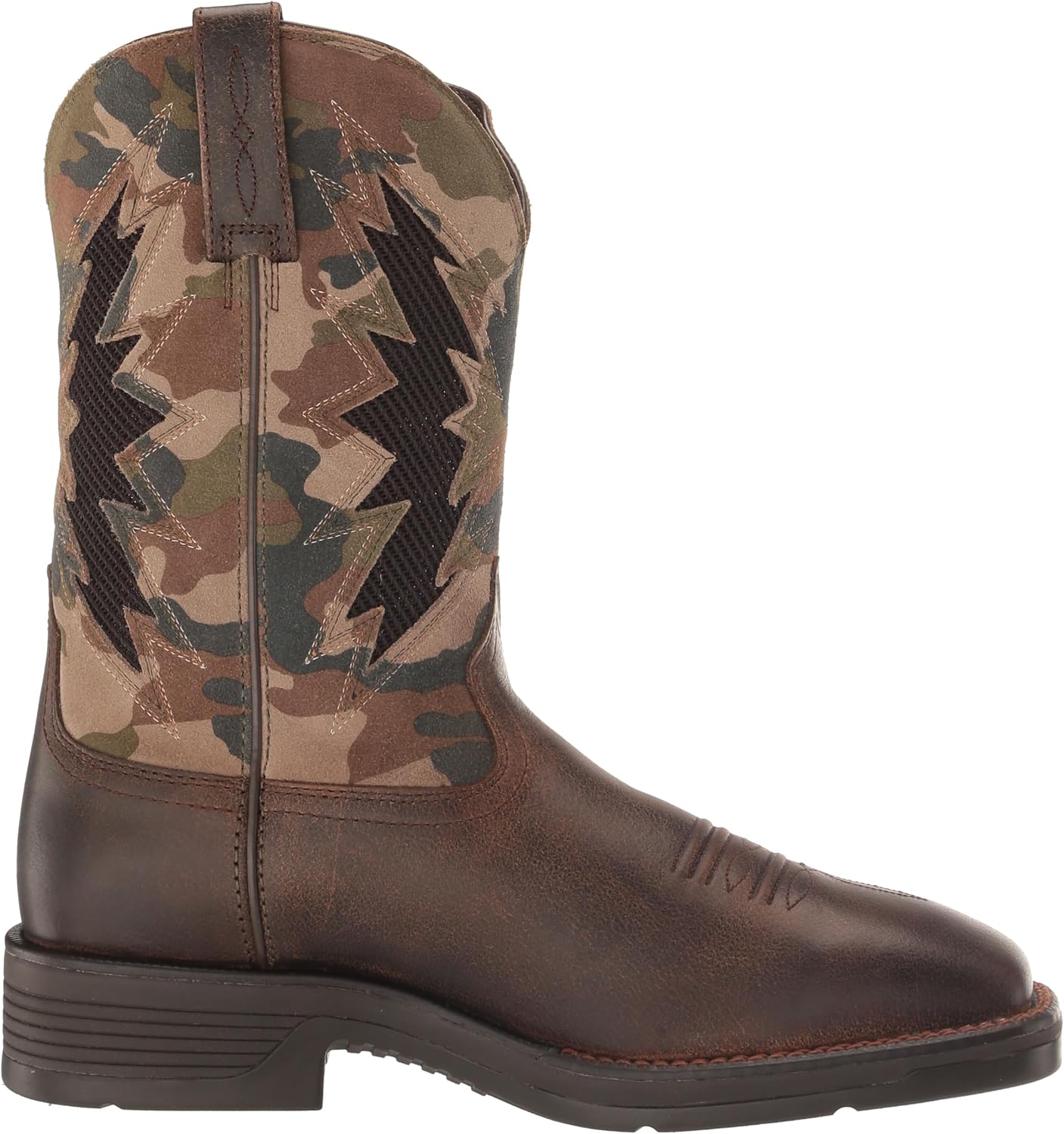 ARIAT Men's Ridgeback VentTEK Western Boot - Rich Brown/Casually Camo, 9 Medium