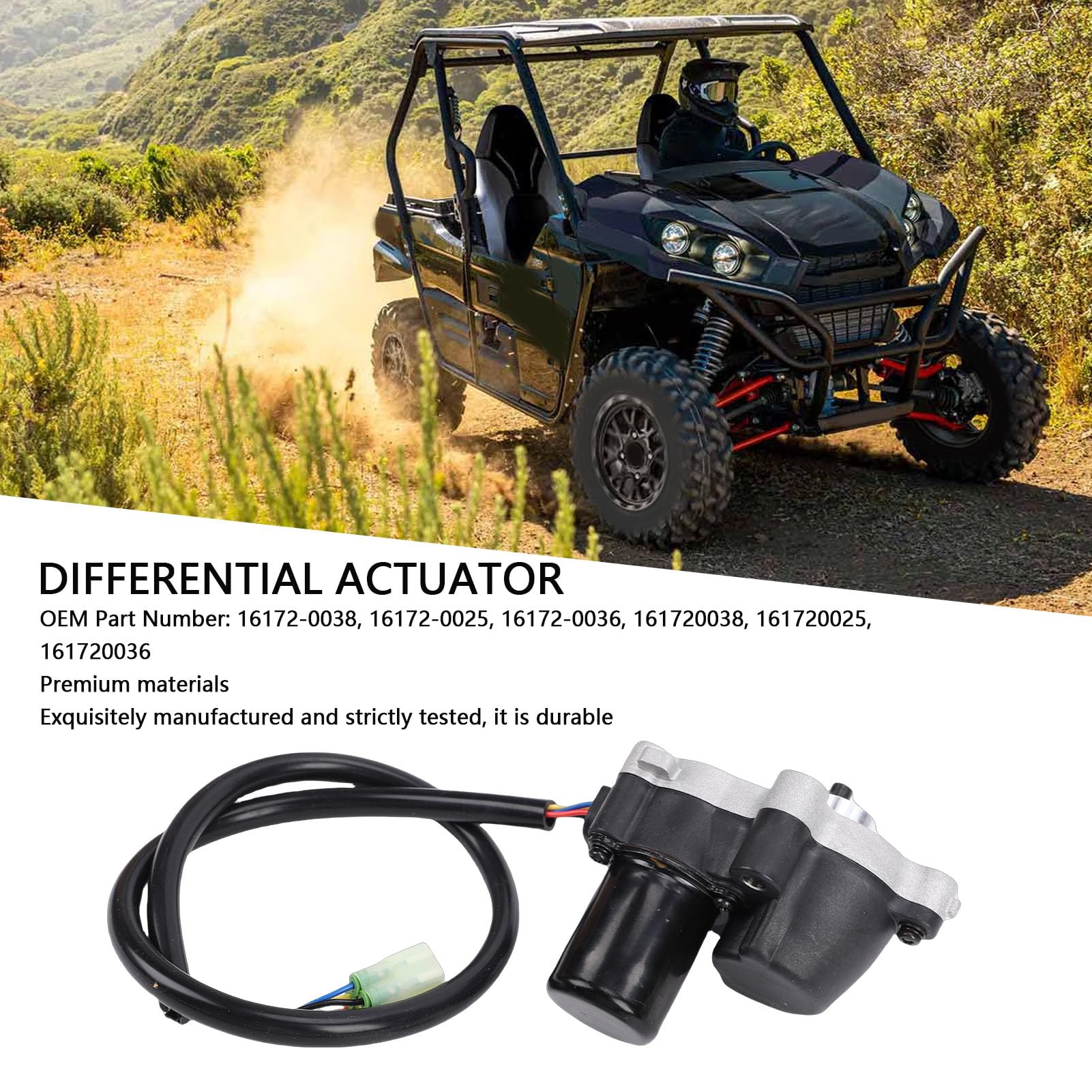 Ausla Siłownik Różnicowy, materiał ADC12, Konstrukcja Typu Plug and Play dla ATV 750 KRT750 800 KRT800 Zoptymalizowane Holowanie i przyczepność