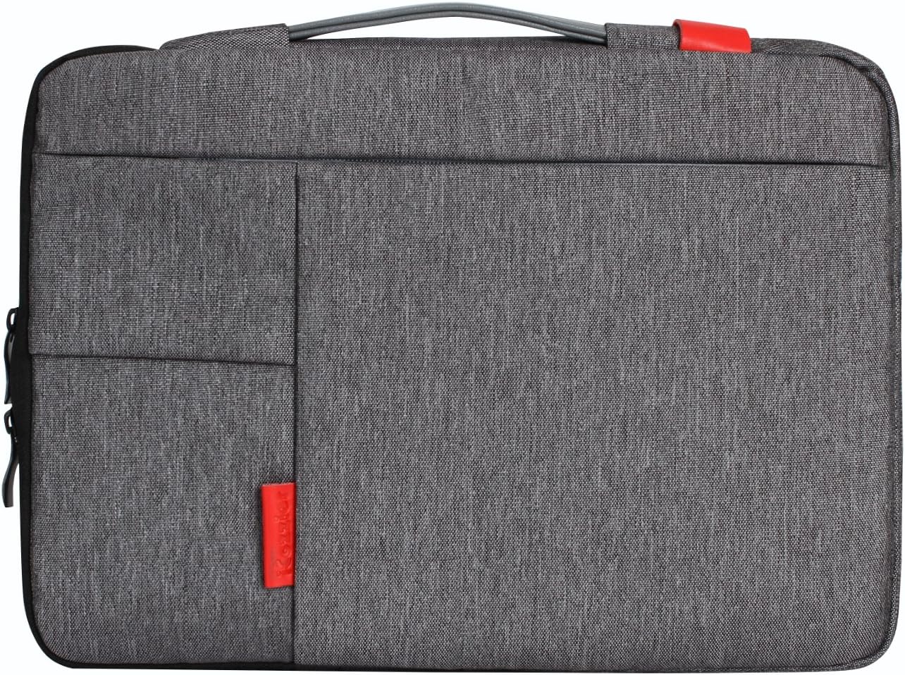 iCozzier 13-13.3 Inch Handle Strap Laptop Sleeve Case MacBook Accessories Protective Bag for 13" Ultrabook/Notebook/MacBook-Grey