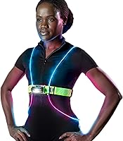 Vista 9 de noxgear Tracer2 Multicolor Light Up and Reflective Running Vest Rechargeable, Ultra-bright Running Lights for Runners