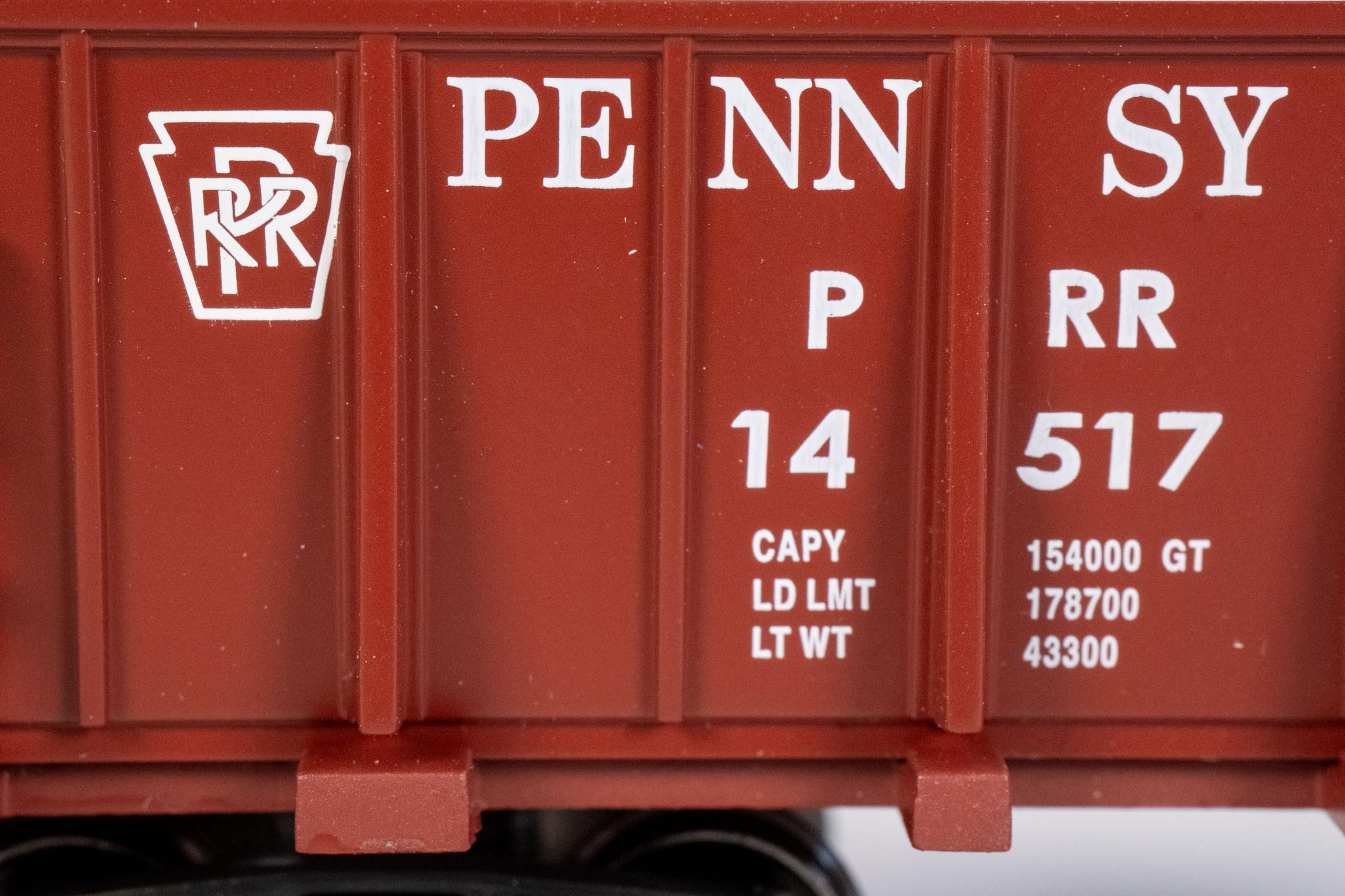 Bachmann Industries #14517 Pennsylvania toskańska czerwona ruda samochód (pociąg ze skalą specjalną)