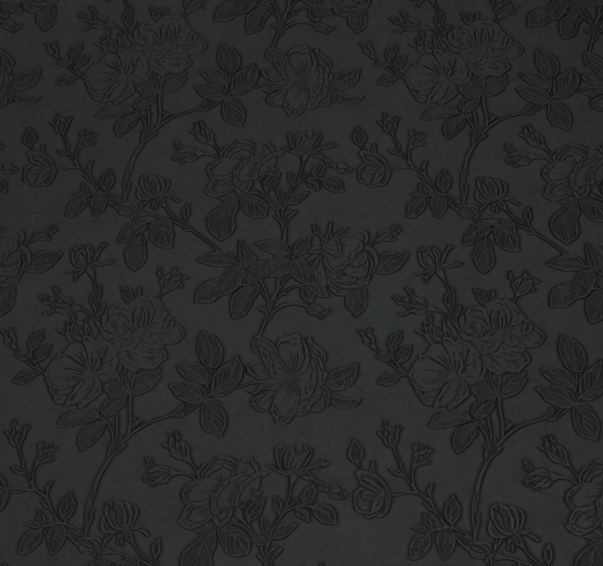 A-Express Floral Faux Leather Fabric, Embossed PU Vinyl Material, 140cm 55" Inches Wide, 430 GSM by The Metre - Image 4