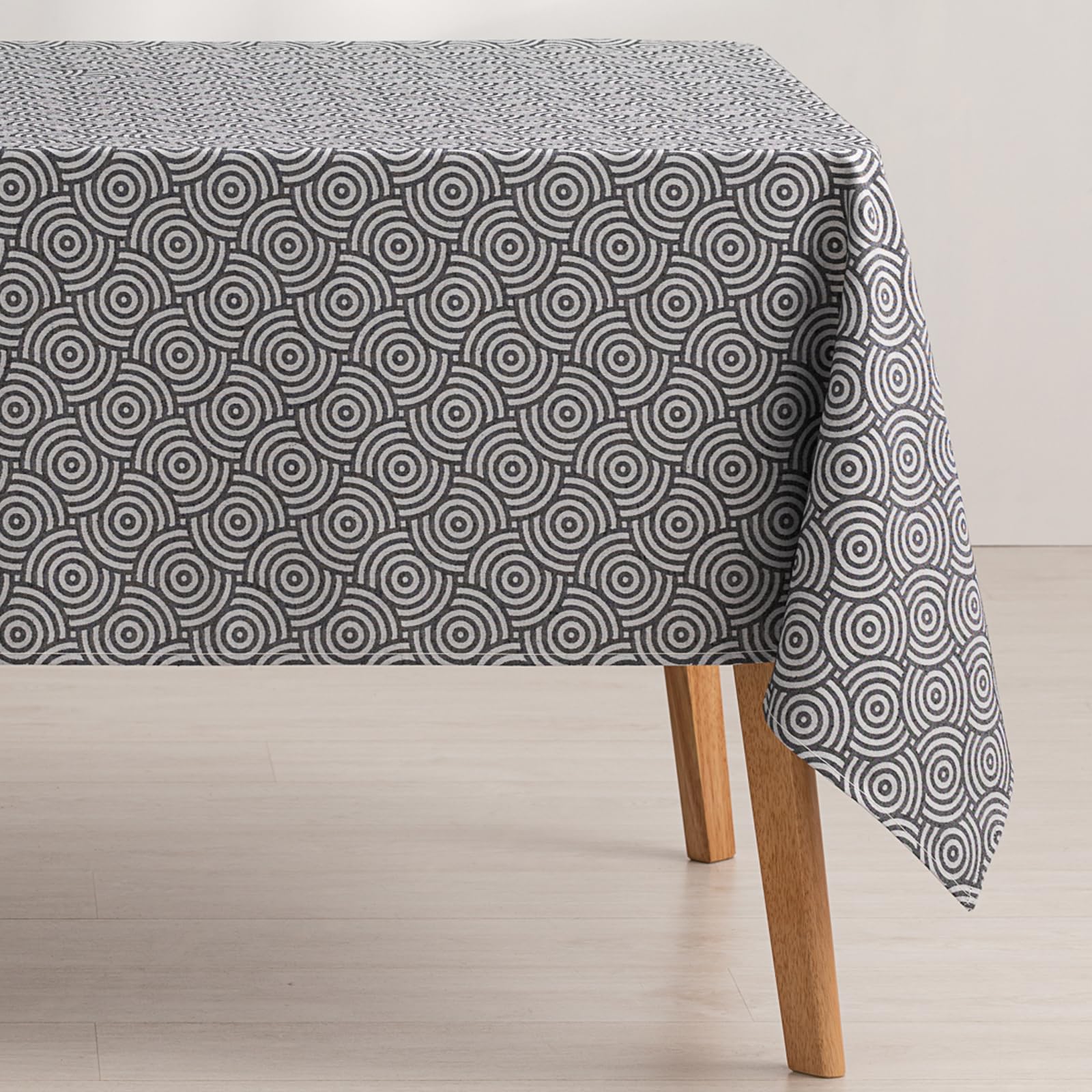 Tovaglia antimacchia in cotone Elba Gris Oscuro 140x140 cm | Leroy Merlin