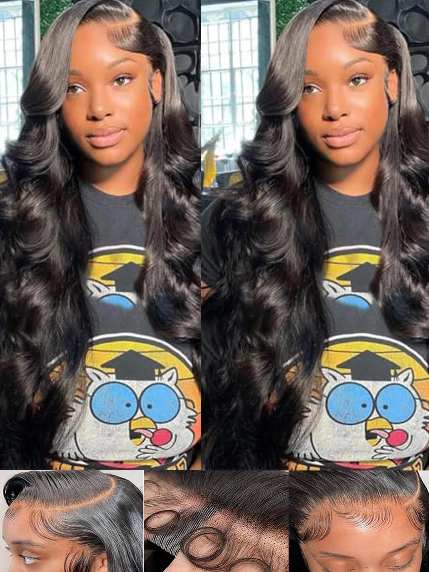 Fongly Body Wave Lace Front Wigs Human Hair 13x6 Lace Front Wigs Human Hair