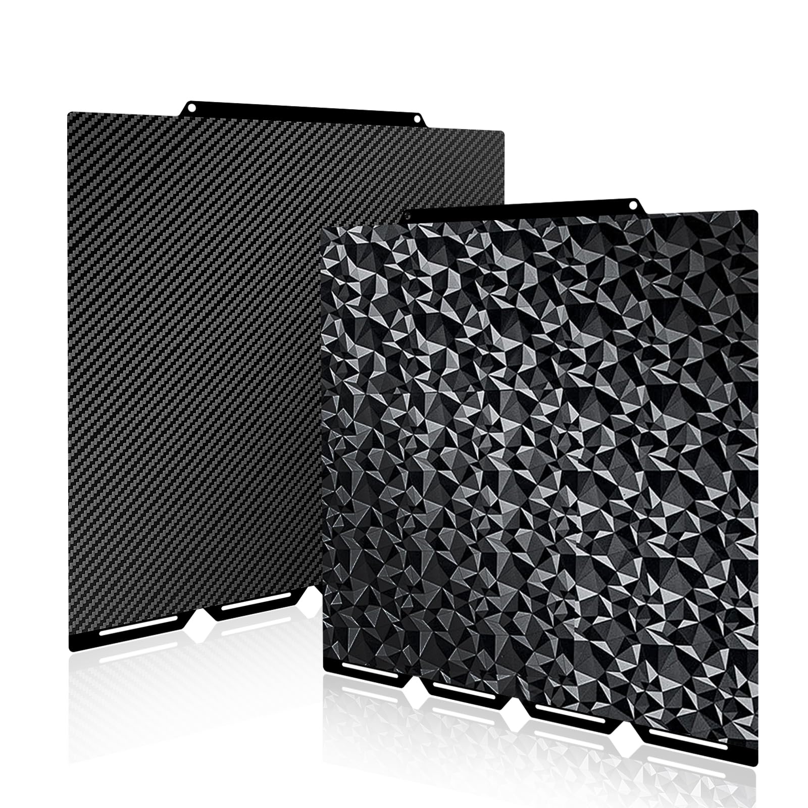 PEO PET Effect Build Plate for Snapmaker U1 276x293mm, Smooth Diamond PEO Carbon Fiber PET Spring Steel Bed Plate for Snapmaker U1 3D Printer Platform-picture-17