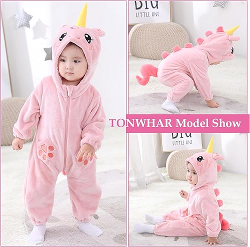 Miniatura 4 de TONWHAR Disfraz unisex para bebé, traje de animal para niños pequeños y niños