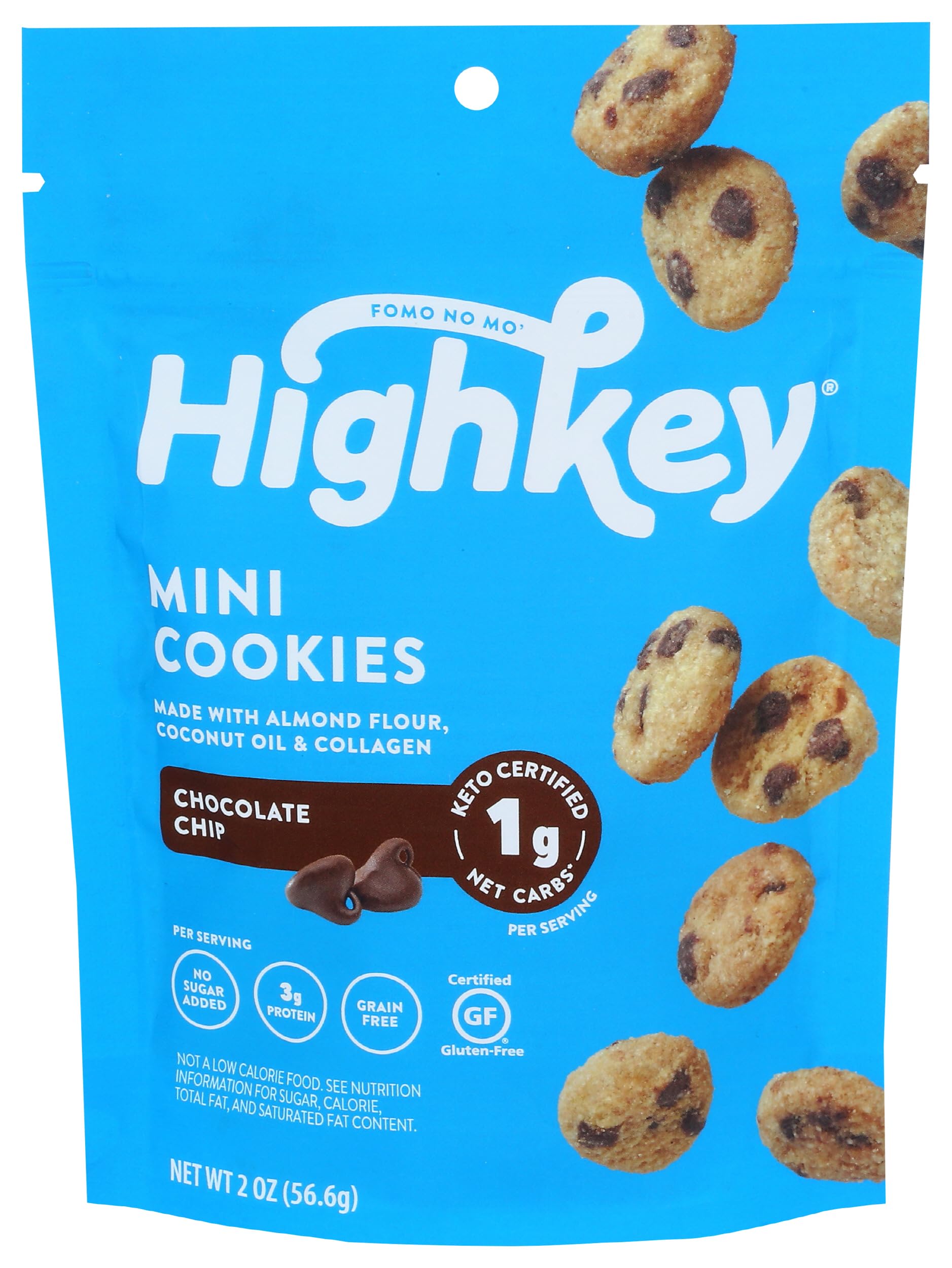 HIGHKEYChocolate Chip Mini Cookies 2 Ounce