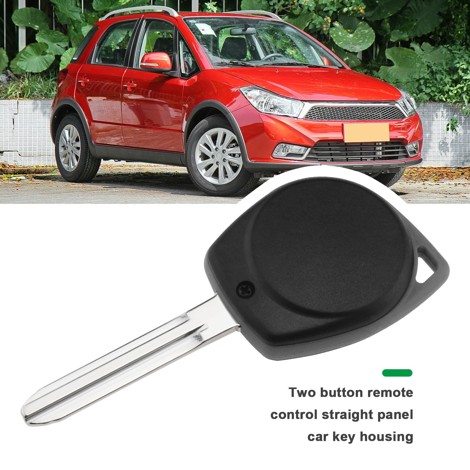 LT Easiyl 2Pcs Key Fob Replacement 2 Button Keypad Car Key Shell Case Compatible with Suzuki Compatible with Alto Compatible with Baleno Compatible with Grand - Image 3