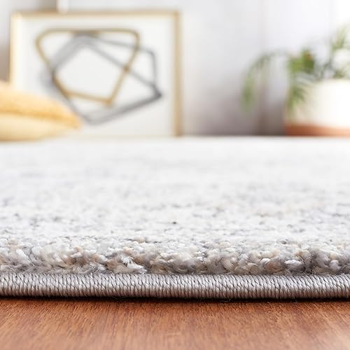 Miniatura 4 de SAFAVIEH Opal Collection - Alfombra de pasillo de 2 pies 3 pulgadas x 9 pies, color gris y marfil, diseño oriental shabby chic, ideal para zonas de