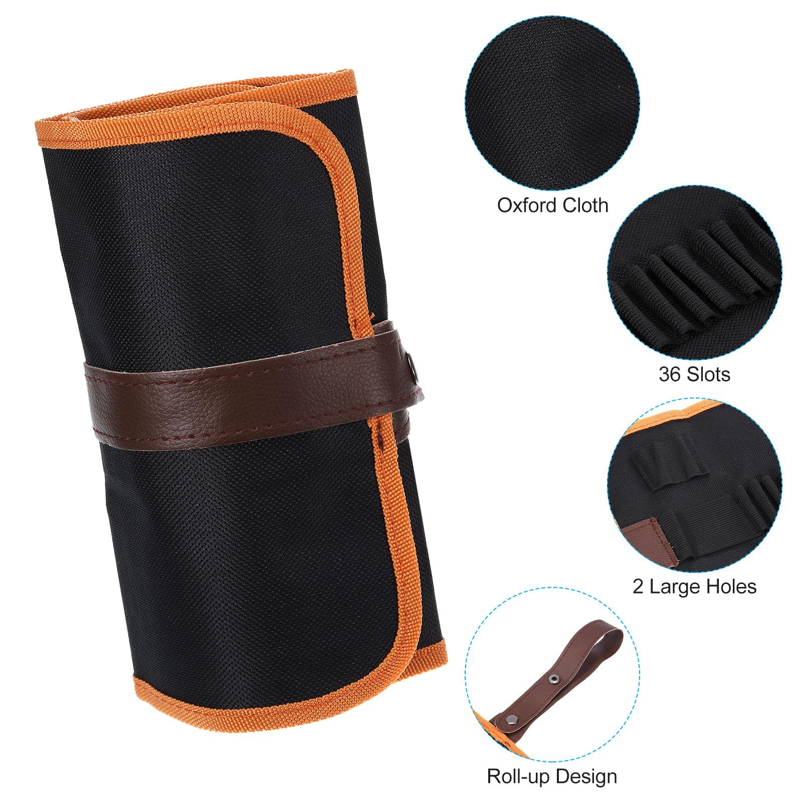 PATIKIL Handmade 36 Slots Roll Up Pencil Case - Image 3