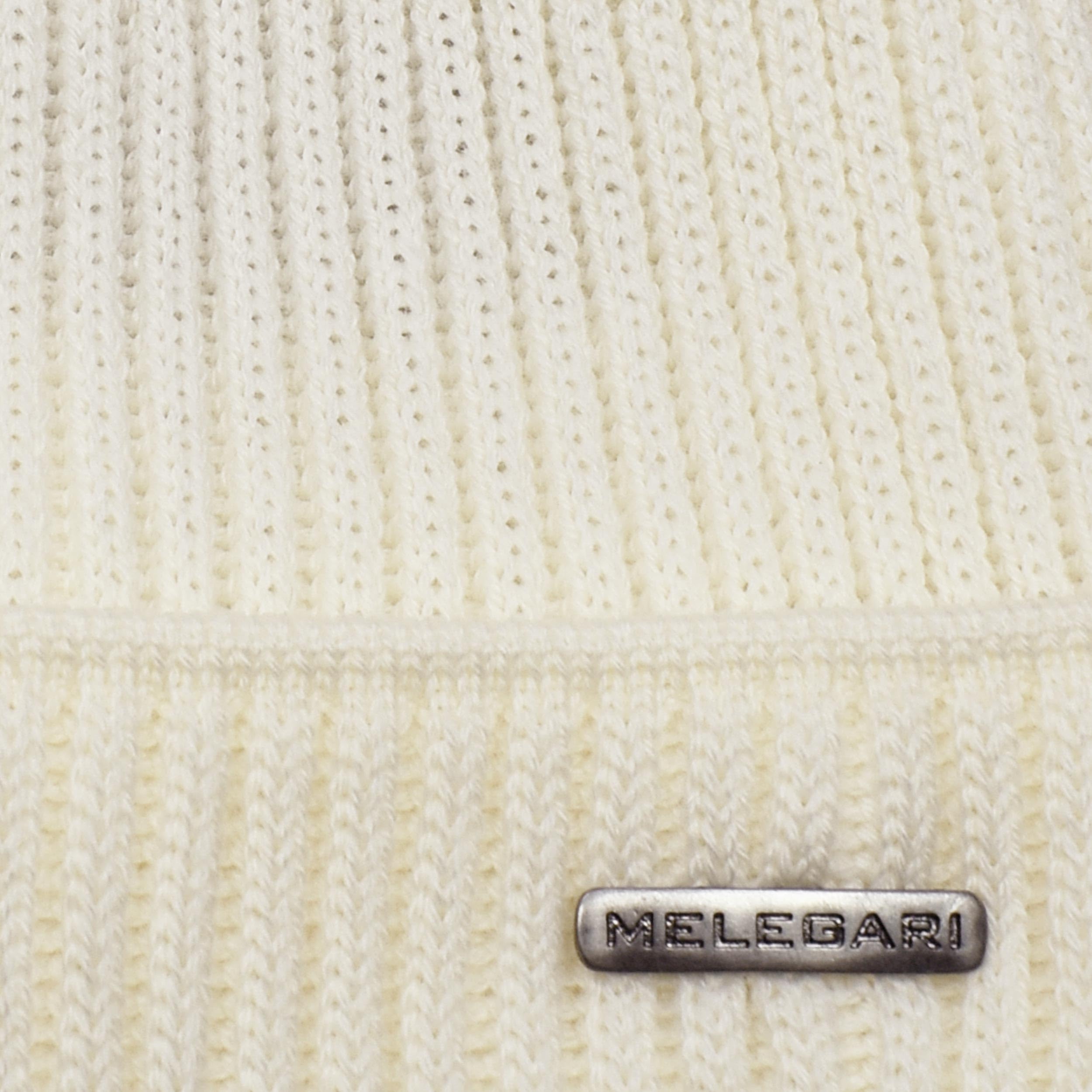 Melegari Bonnet en tricot avec revers | Pure Laine mérinos extra fine | Fabrication côtelée | Freiburg | Unisexe | Automne Hiver