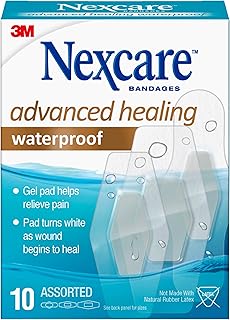 Advanced Healing Waterproof Bandages, Assorted Sizes, 10 Count