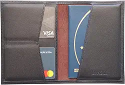 Carteira Porta Passaporte (Preto)