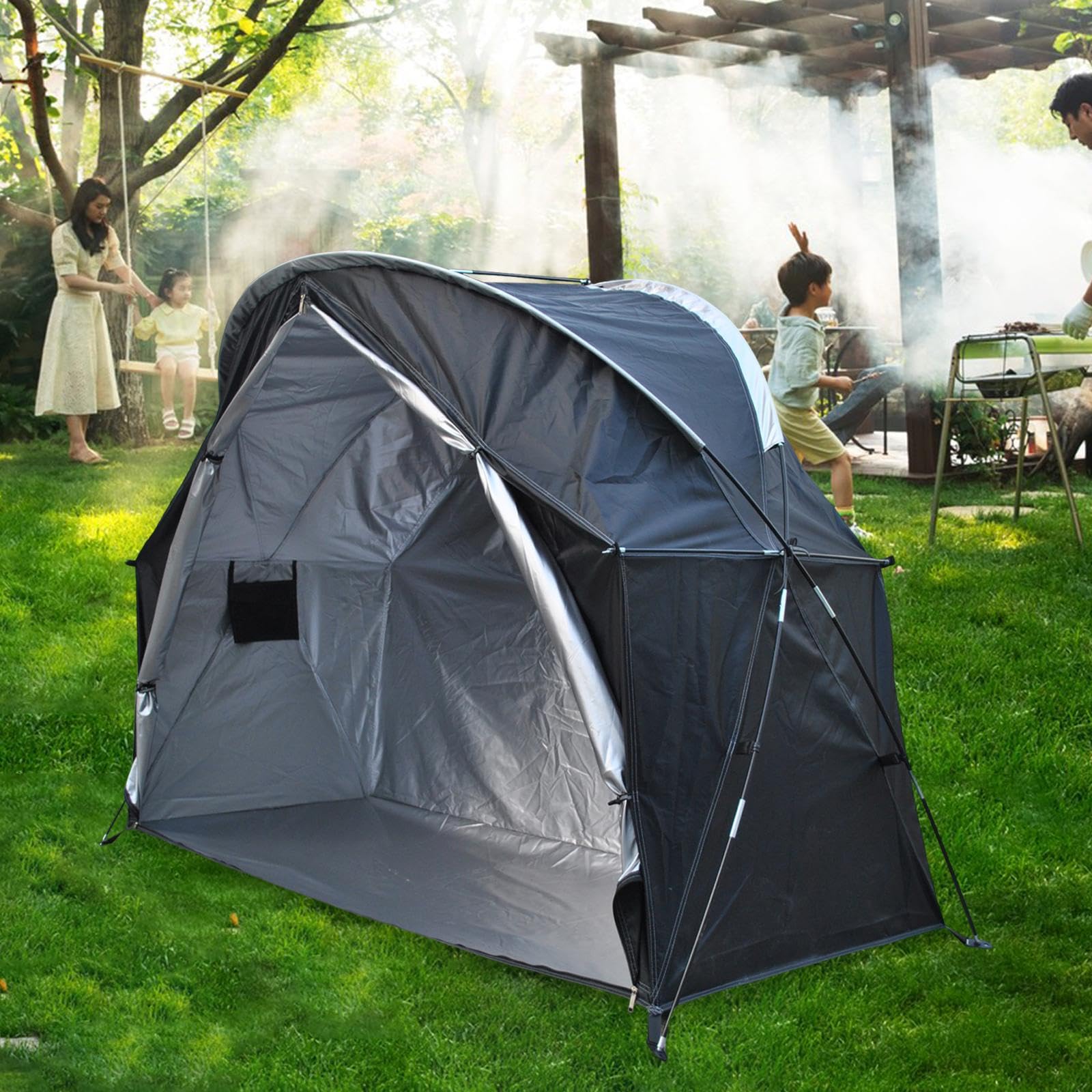 Tenda da Campeggio, Tenda da 1, Antivento, Attrezzatura per Esterni, Tessuto Oxford per Campeggio, Pesca, Caccia, Zaino in Spalla, Montagna